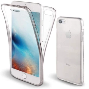 COVER 360° Per APPLE IPHONE 8 8G Custodia Fronte Retro TRASPARENTE Silicone TPU - Zdjęcie 1 z 5