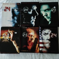 Vtg. 24 DVD's Seasons 1-6 - Kiefer Sutherland Jack Bauer TV Show Complete