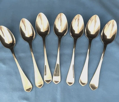 Cuisinart Cucharas de sopa ovaladas de acero inoxidable "Wilton" - Juego de 7 18/10 Foto 1 de 4