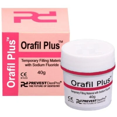 PREVEST Dental ORAFIL PLUS Temporary Filling Material with Sodium Fluoride 40gm Pack