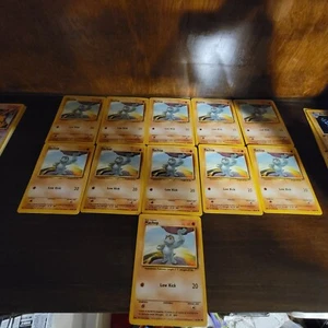 Pokemon WOTC Machop 52/102 Base Set Card Unlimited Common NM - Near Mint! - Picture 1 of 3