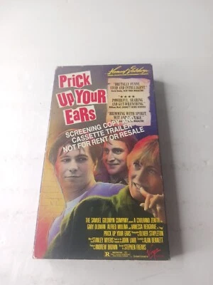 Prick Up Your Ears Gary Oldman VHS (1989) Screener Demo Promo - Image 1 of 4