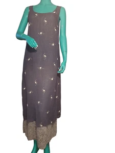 Beautiful Animale Long Sheer Lined Sleeveless Dress Size S. - Picture 1 of 10