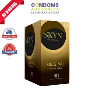 Ansell Skyn Original Condoms 40 Pack - Picture 1 of 8