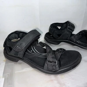 Mens ECCO Offroad Black Sandals Size US 10 #35614 - Picture 1 of 9