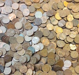 Mixed Coinstar Return Pennies Wheat, Steel, Memorial Unsearched 5lbs 1909 - 2023 - Picture 1 of 2