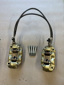 2013 12-16 MV Agusta F3 Front Brake Caliper Left Right BREMBO Nice #0039 - Picture 1 of 9