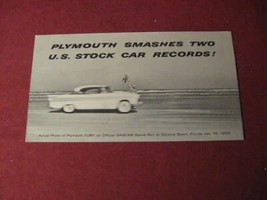 Verkaufsprospekt Plymouth Fury 1956 - Original - Bild 1 von 3