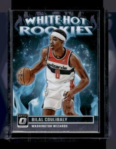 2023-24 Donruss Optic #4 Bilal Coulibaly White Hot Rookies Washington Wizards - Imagen 1 de 2