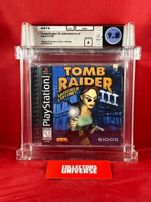 Tomb Raider 3 Adventures of Lara Croft PS1 Graded WATA 9.8 A Sealed - Image 1 of 4
