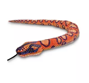 Rainbow Boa Printed Plush Soft Toy Snake 137cm Stuffed Animal by Wild Republic - Picture 1 of 4