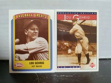 1995 UPPER DECK SONIC # 4 OF 20  LOU GEHRIG & Swell Greats #25  BASEBALL CARD