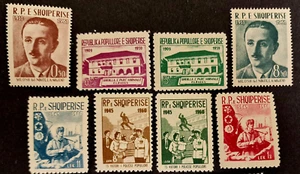 Albania 1959 - 1961 MNH - 8 Stamps 4 Full Sets - Picture 1 of 3