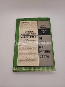 The Battle for Investment Survival von G.M. Loeb (1955 Vintage Börsenbuch) - Bild 1 von 4