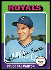1975 Topps  472 Bruce Dal Canton  Kansas City Royals