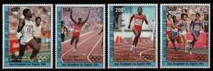 Costa de Marfil 1984 - Mi-Nr. 838-841 ** - MNH - Olympia Los Angeles - Imagen 1 de 1
