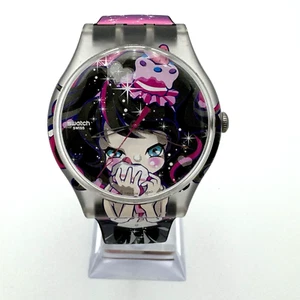 Swatch Strawberry Switchblade Hiroyuki Matsuura Art 2010 New Battery Works RARE - Picture 1 of 19