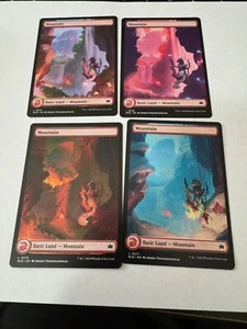 Mountain Full Art Four Season Land - Bloomburrow (4 Card Land Set) - MTG Magic - Imagen 1 de 1