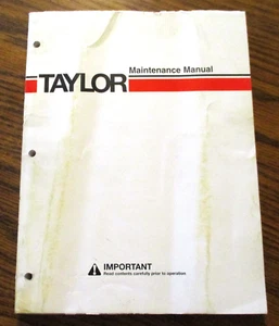 Manual del propietario y mantenimiento de carretilla elevadora de servicio pesado Taylor Yardster - Imagen 1 de 13