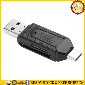 High Speed 480Mbps OTG USB2.0 Type-C Memory Card Reader for SD TF Card 1pc - Afbeelding 1 van 6