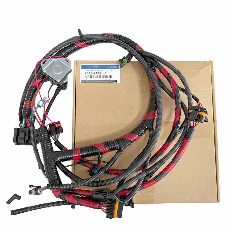 F6TZ9A451F Engine Wiring Harness F6TZ-9A451-F for Ford F-150 F250 F350 4.9L 300 Foto 1 de 4