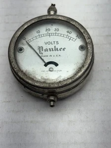 1920er YANKEE DC VOLTS METER MISST 0-50 VDC MESSGERÄT GEBRAUCHT - Bild 1 von 6