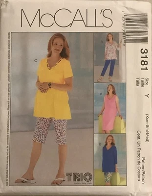 Sewing Pattern #3181  Maternity Dress Top Pants Skirt Sz 4-14 Uncut - Image 1 of 3