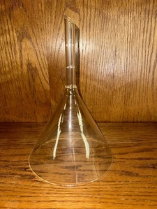 VINTAGE PYREX GLASS FUNNEL STEM - Picture 1 of 8