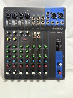 Yamaha MG10 10 Channel Stereo Mixing Console - Image 1 of 4