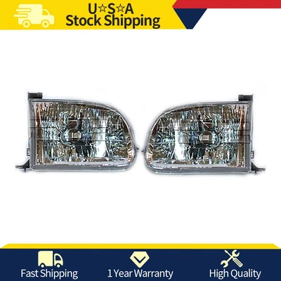 Kit de montaje de faros delanteros izquierdo derecho TYC para Tundra 2000-2004_tt Foto 1 de 4