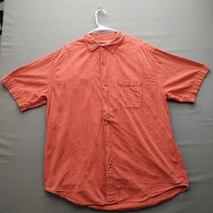 Territory Head Men's Orange Button Up Short Sleeve Size Extra Large - Picture 1 of 14