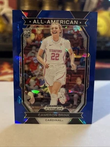 Selecciones de draft Panini Prizm 2024 All-American Blue Cracked Ice Cameron Brink/99 - Imagen 1 de 2