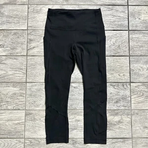 Lululemon Pace Rival hoch geschnitten 22" *ohne Reißverschluss* schwarz Größe 4 W6BAVS - Bild 1 von 12