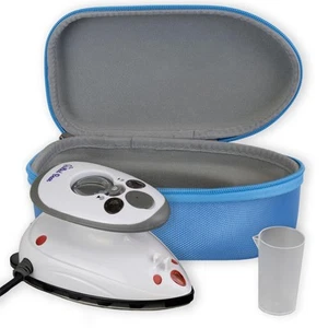 Mini Iron - Lightweight Mini Steam Iron with Ceramic Sole Base Plate & Temper... - Picture 1 of 9