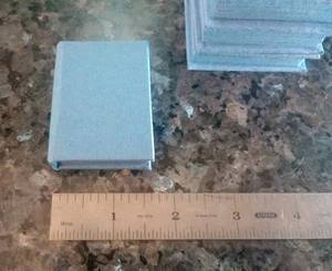 Miniature Blank Blue Handmade Notebook Hard Cover Functional - Picture 1 of 4
