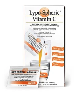 Lypo–Spheric Vitamin C – 1000 mg Vitamin C & 1000 mg Essential Phospholipids ... - Picture 1 of 7