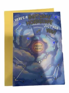 Hallmark Birthday Card ~ Horoscope Birth Sign Predictions All Signs VHTF New - Picture 1 of 6