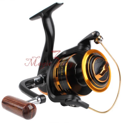 Carrete giratorio pesca aluminio carrete 5.1:1 alta velocidad 10BB lucio de lubina 1000-4000  Foto 1 de 4