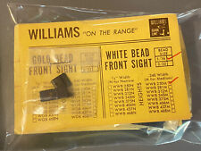 Vtg NOS Williams Front Sight 1/16 White Bead .340 Wide WWB 250M
