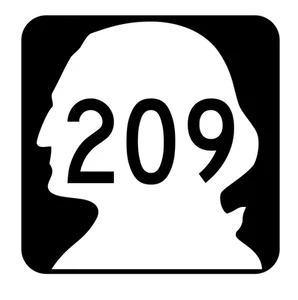 Washington State Route 209 Sticker R2860 Highway Sign Road Sign - Picture 1 of 1