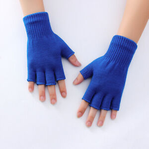 Fingerless Gloves Winter Men Women Thermal Unisex Half Finger Magic One Size