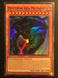 Yu-Gi-Oh! Dystopia der Mutlose INOV-DESE1 Super Rare Near Mint deutsch - Bild 1 von 1