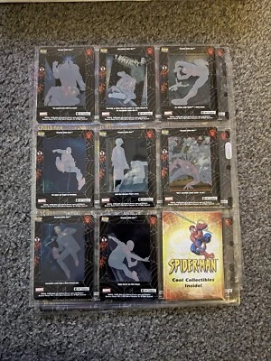 Marvel Spider-Man Filmcardz Artbox 2002 - Huge Bundle PHx7 - +25 Cards -All Mint - Image 1 of 4