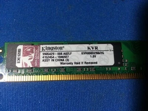 RAM kingston 2g kvr800d2n6/2g 2 pezzi - Foto 1 di 3