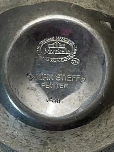 2 Vintage Kirk Stieff Pewter cups P50 Jefferson cups - Picture 1 of 5