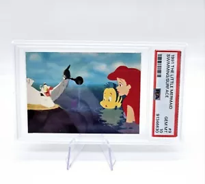 1991 Pro Set Disney Little Mermaid Ariel Swimming on Surface #9 PSA 10 Pop 1 - Picture 1 of 3