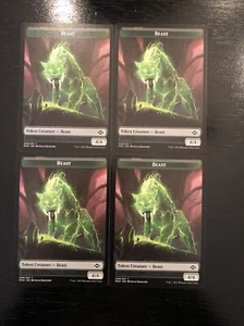 Beast Token 009/021 X4X NM/M Modern Horizons 2 MH2 Magic the Gathering MTG - Picture 1 of 1