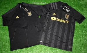 Adidas MLS LAFC Anthem Jacket & Home Soccer Jersey, Black, Sizes - Picture 1 of 11