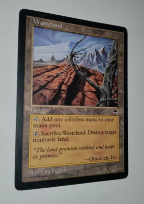 Wasteland: Tempest : Land: MTG 1997, Heavy Play - Image 1 of 4