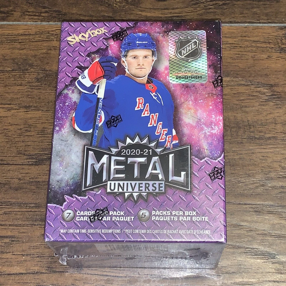 Upper Deck 2020-21 Metal Universe Hockey Blaster Box - 35 Cards